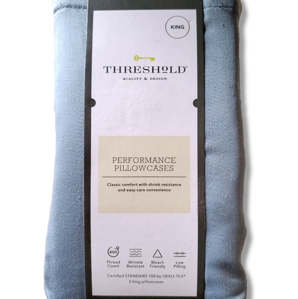 Threshold King Size Performance Pillowcases